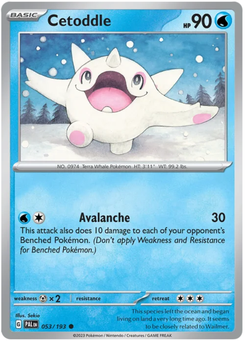 Cetoddle — Paldea Evolved