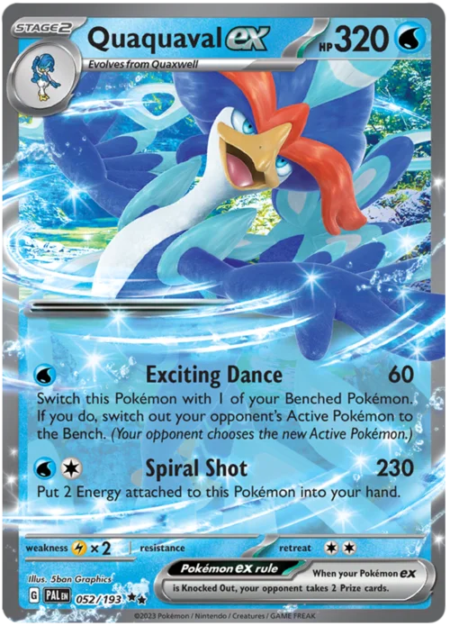 Quaquaval ex — Paldea Evolved