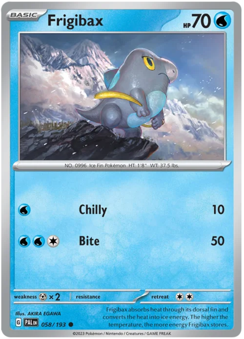 Frigibax — Paldea Evolved