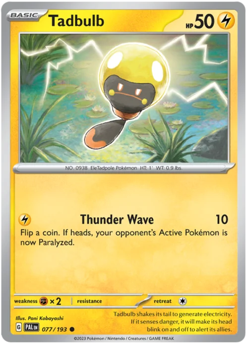 Tadbulb — Paldea Evolved