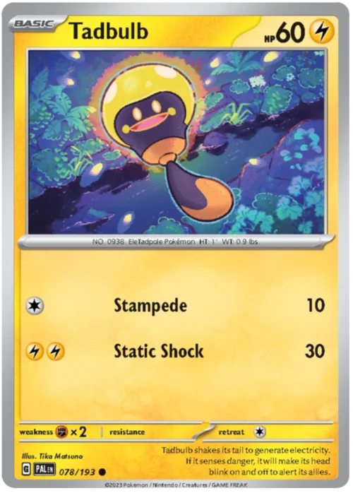 Tadbulb — Paldea Evolved