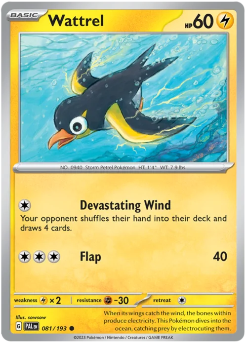 Wattrel — Paldea Evolved