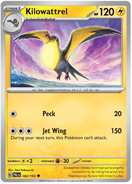 Kilowattrel — Paldea Evolved
