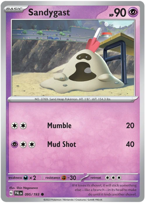 Sandygast — Paldea Evolved