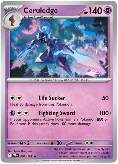 Ceruledge — Paldea Evolved
