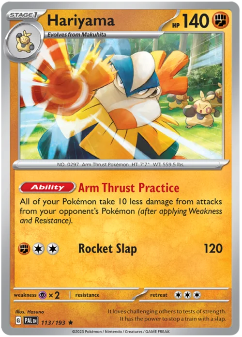 Hariyama — Paldea Evolved