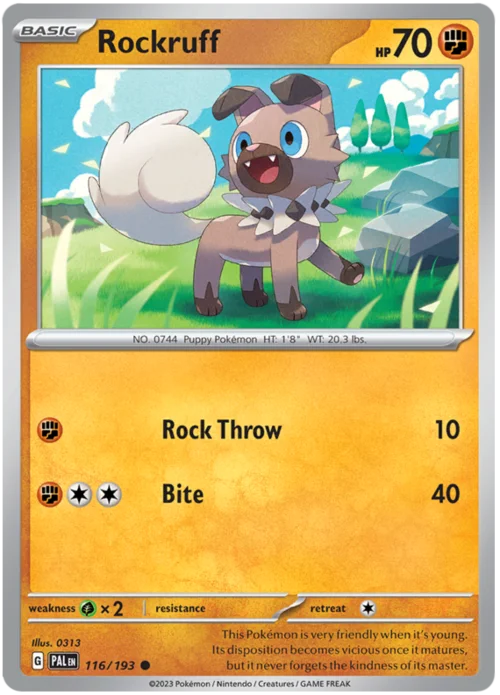 Rockruff — Paldea Evolved