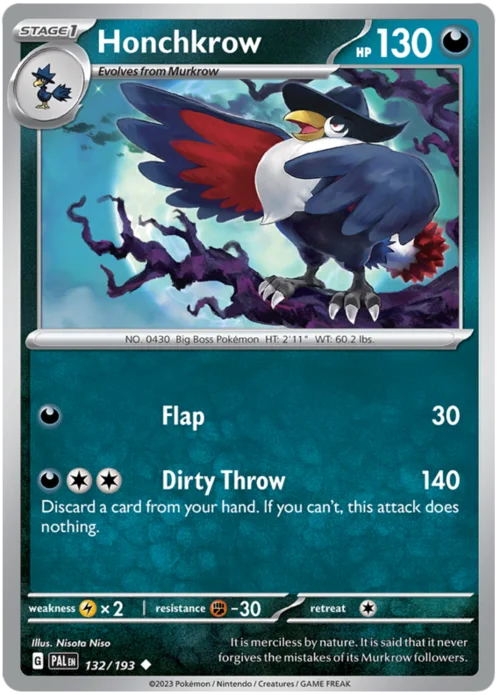 Honchkrow — Paldea Evolved