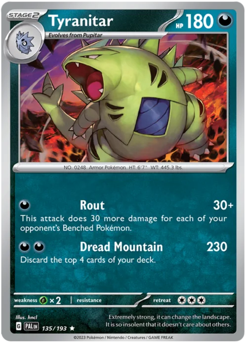 Tyranitar — Paldea Evolved
