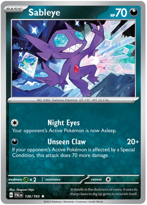 Sableye — Paldea Evolved
