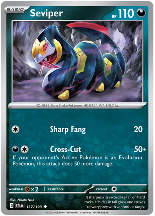 Seviper — Paldea Evolved