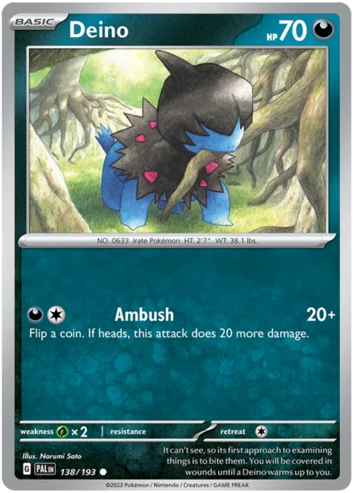 Deino — Paldea Evolved