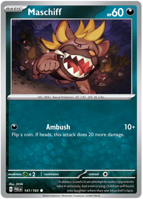 Maschiff — Paldea Evolved