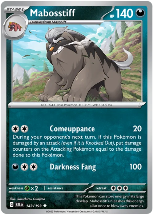 Mabosstiff — Paldea Evolved