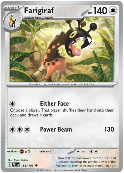 Farigiraf — Paldea Evolved
