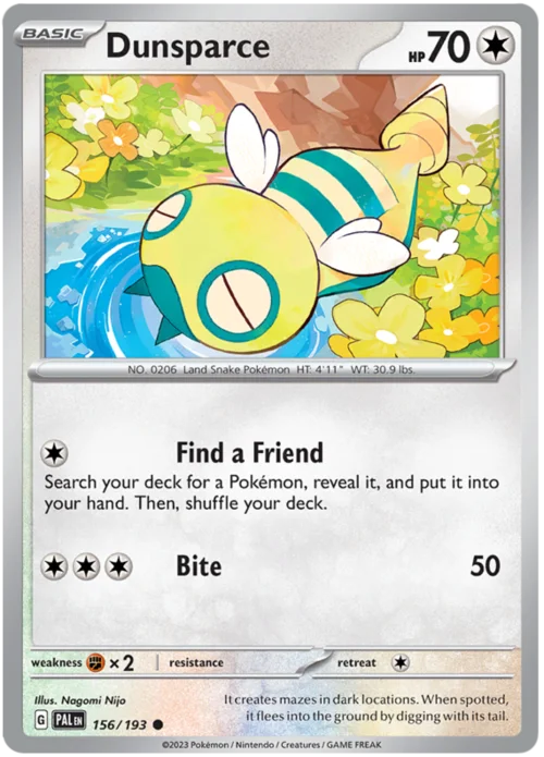 Dunsparce — Paldea Evolved