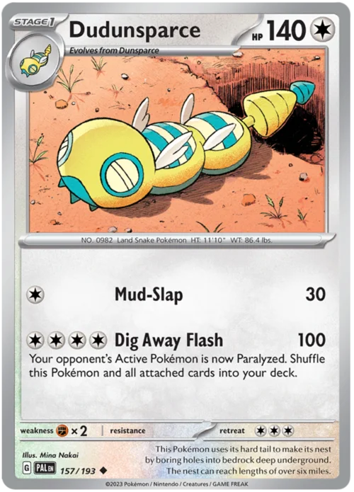 Dudunsparce — Paldea Evolved