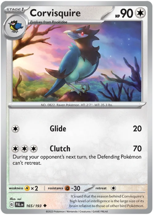Corvisquire — Paldea Evolved