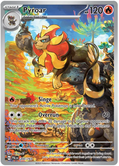 Pyroar — Paldea Evolved