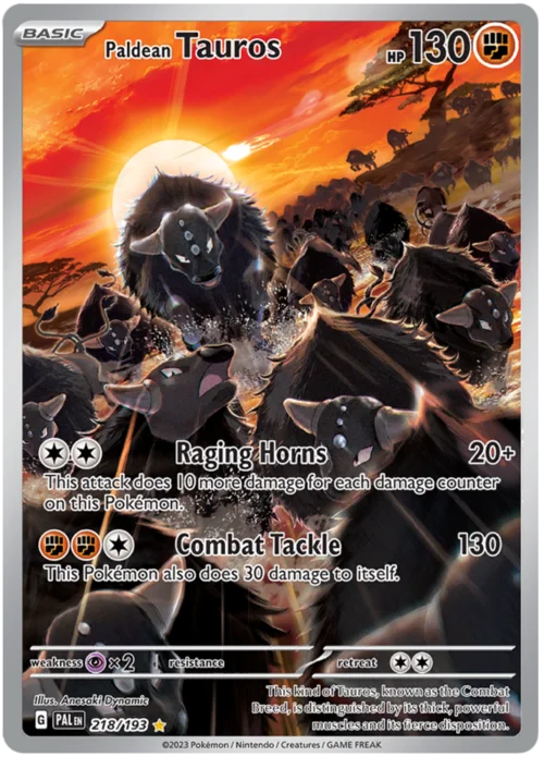 Paldean Tauros — Paldea Evolved