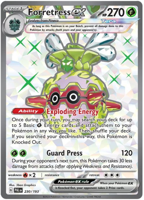 Forretress ex — Paldea Evolved