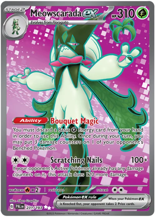 Meowscarada ex — Paldea Evolved