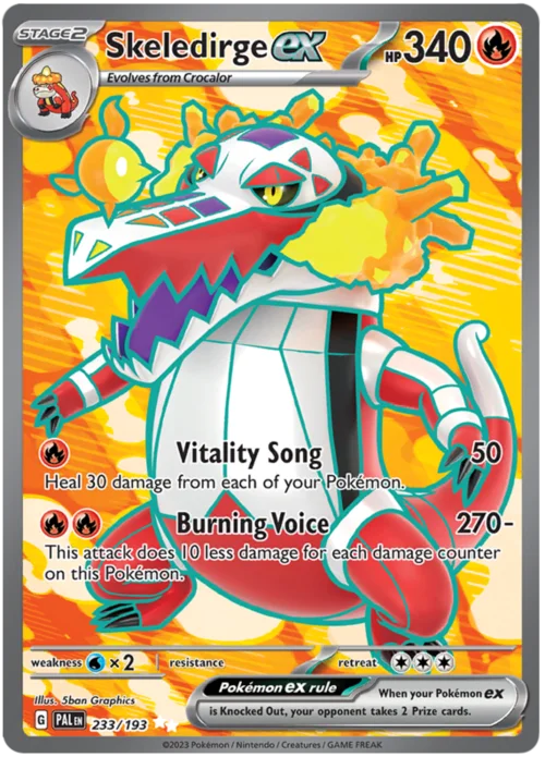 Skeledirge ex — Paldea Evolved