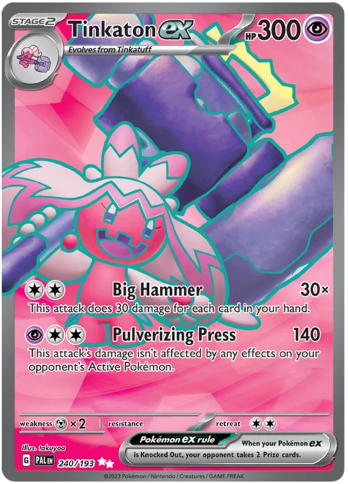 Tinkaton ex — Paldea Evolved