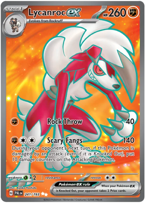 Lycanroc ex — Paldea Evolved