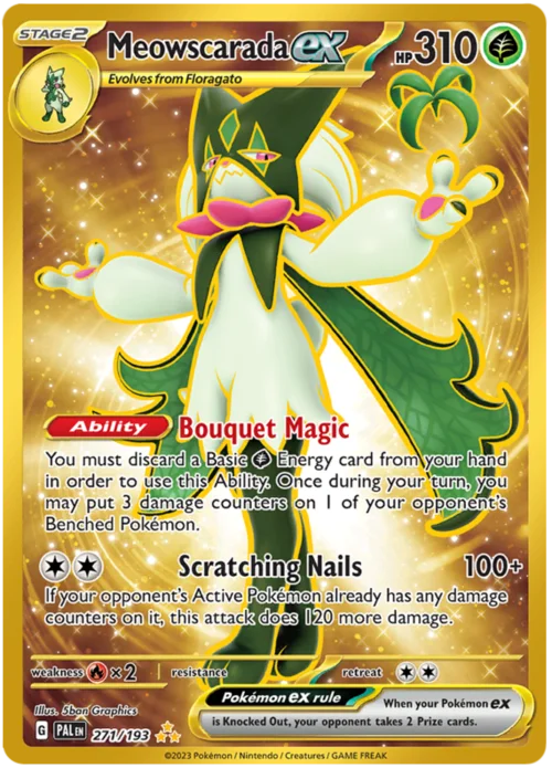 Meowscarada ex — Paldea Evolved