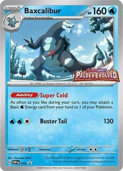Baxcalibur — SV Black Star Promos