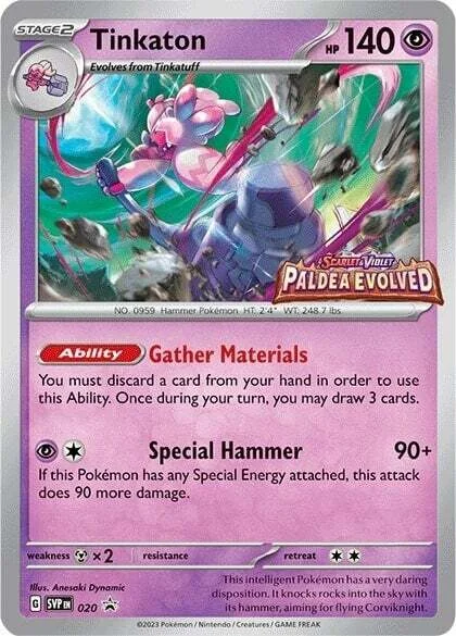 Tinkaton — SV Black Star Promos