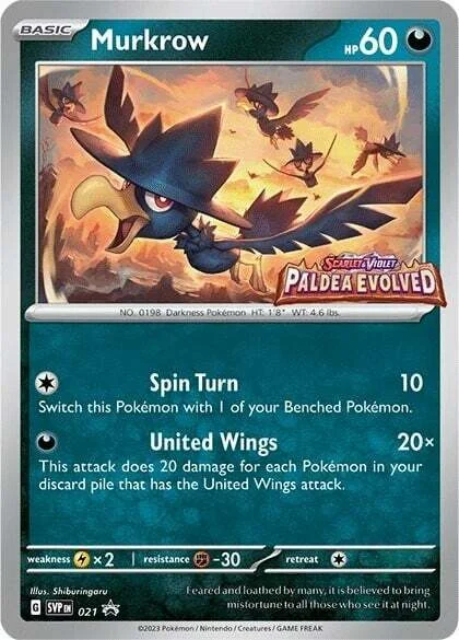 Murkrow — SV Black Star Promos