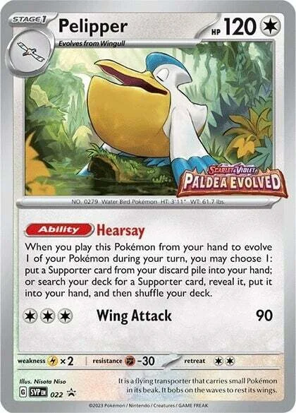 Pelipper — SV Black Star Promos