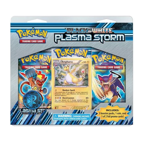 Plasma Storm: Ampharos 3-Pack Blister — Plasma Storm