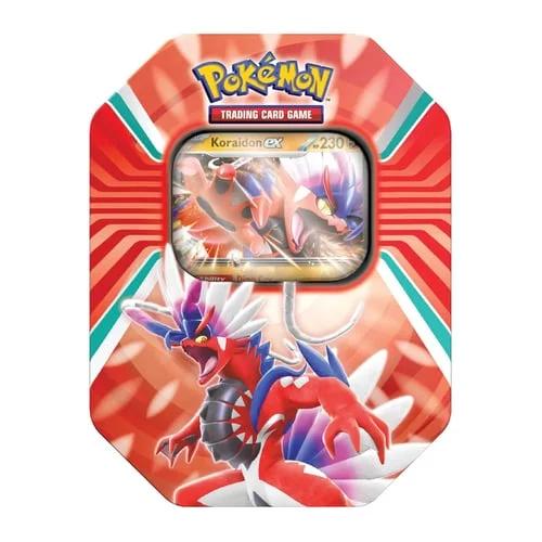 Paldea Legends Tins: Koraidon ex Tin — Paldea Evolved