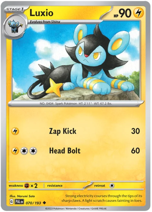 Luxio — Paldea Evolved