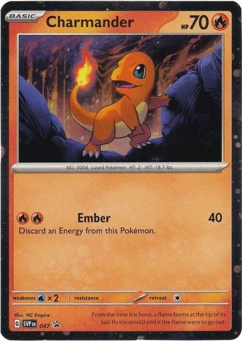 Charmander — SV Black Star Promos