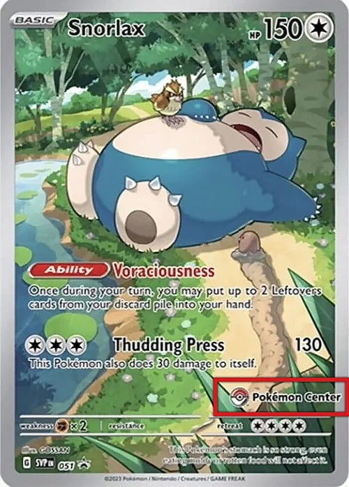 Snorlax — Pokémon Center