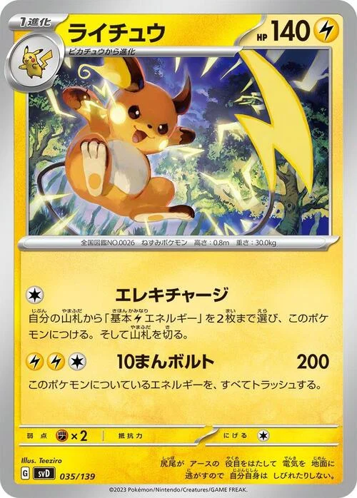 Raichu — ex Start Decks
