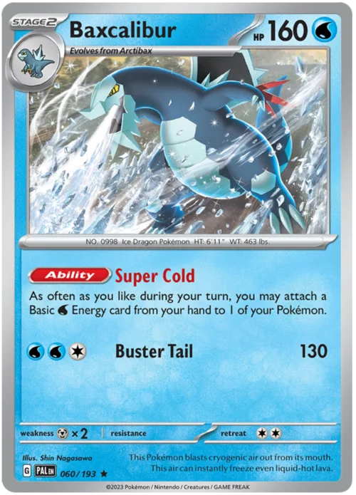 Baxcalibur — Theme Deck & Blisters Exclusives