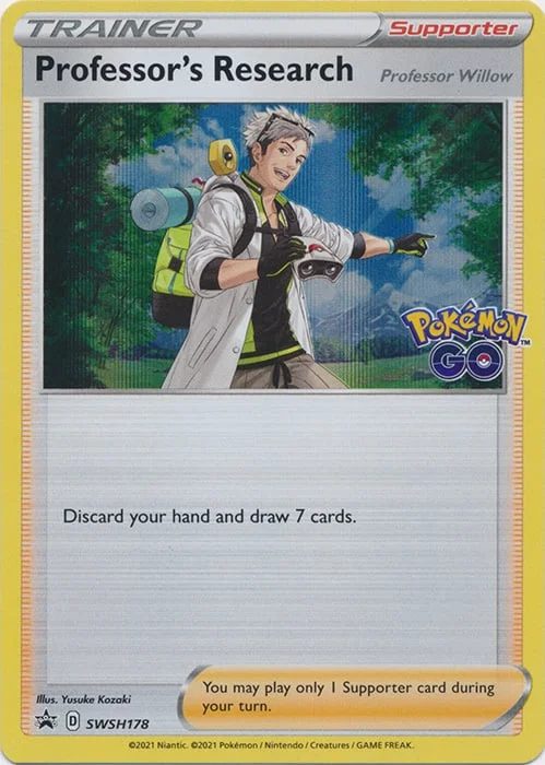 Professor's Research - Professor Willow — SWSH Black Star Promos