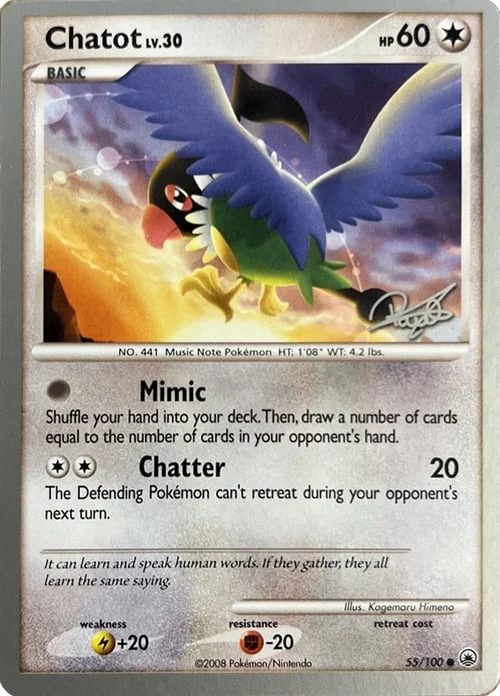 Chatot LV.30 — World Championship Decks 2008