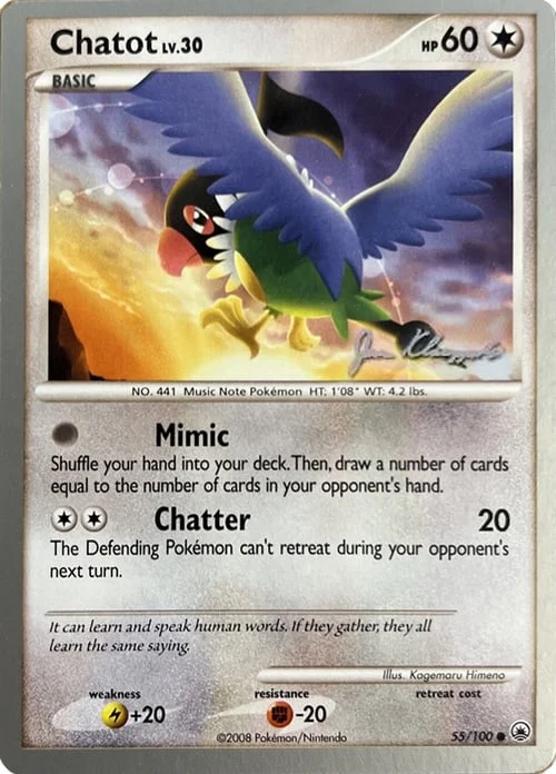 Chatot LV.30 — World Championship Decks 2008
