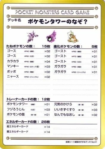 The Puzzle of Pokémon Tower? — Expansion Sheet