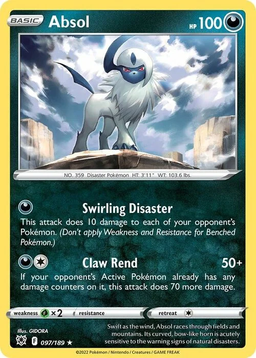Absol — Theme Deck & Blisters Exclusives