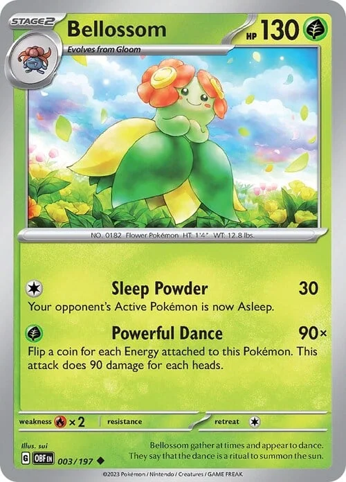 Bellossom — Obsidian Flames