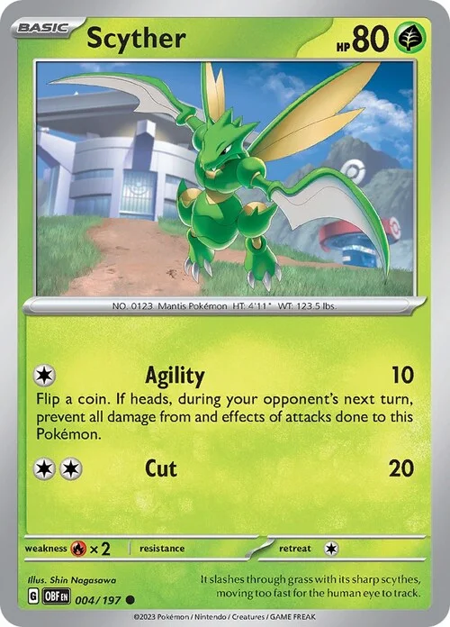 Scyther — Obsidian Flames