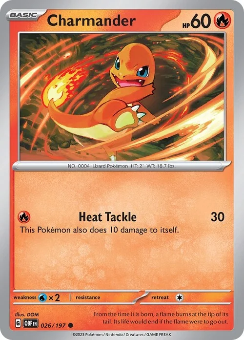 Charmander — Obsidian Flames
