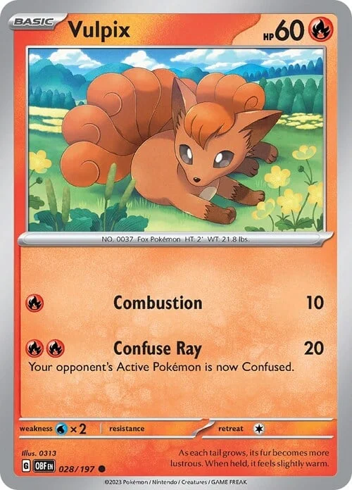 Vulpix — Obsidian Flames